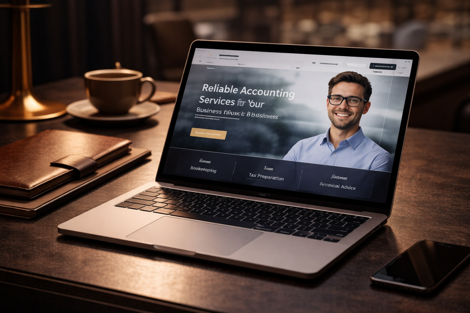 Webdesign – Beispiel einer professionellen Website