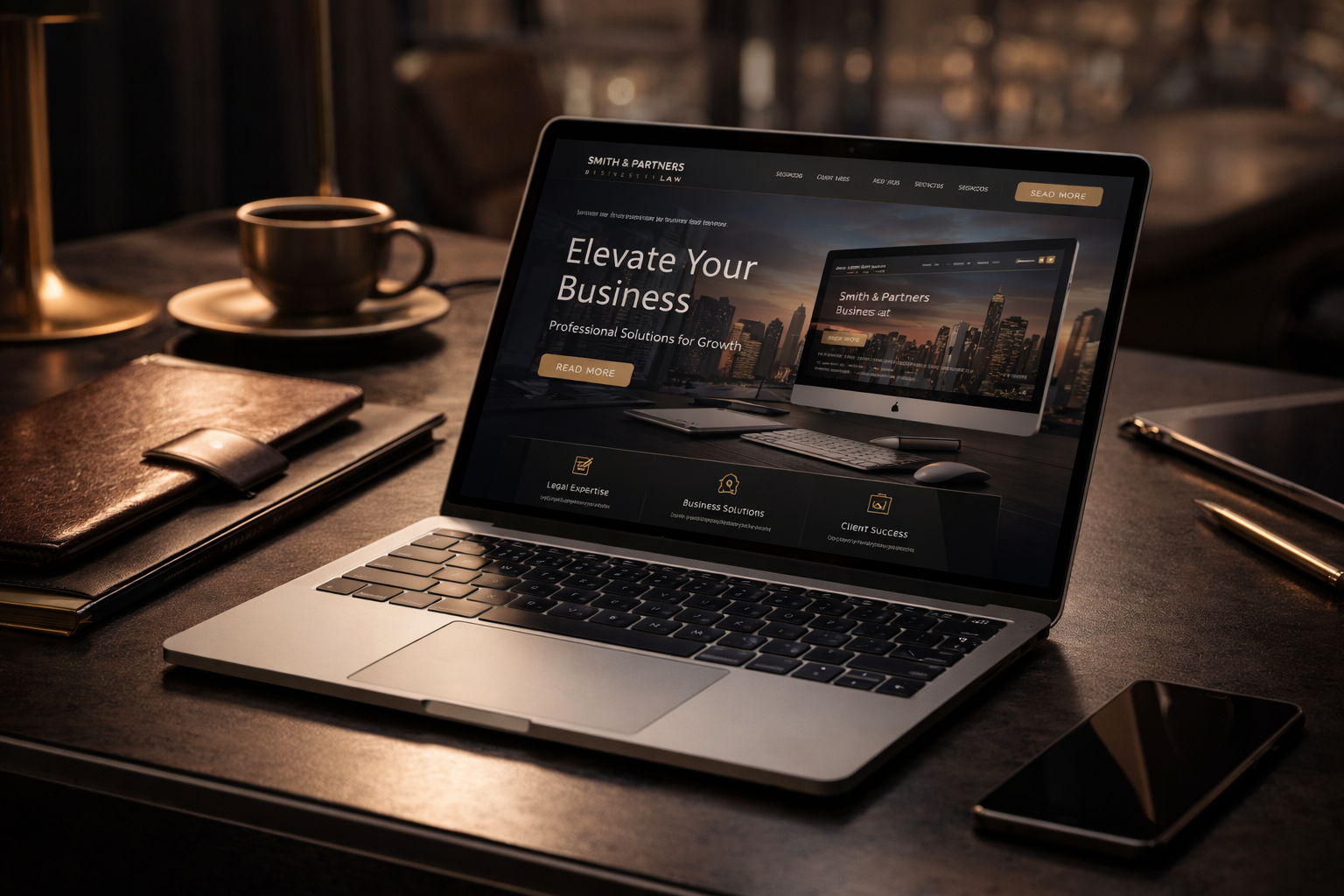 Beispiel für kleine professionelle Website